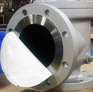 Epoxy coating on flange face Epoxy coating on flange face